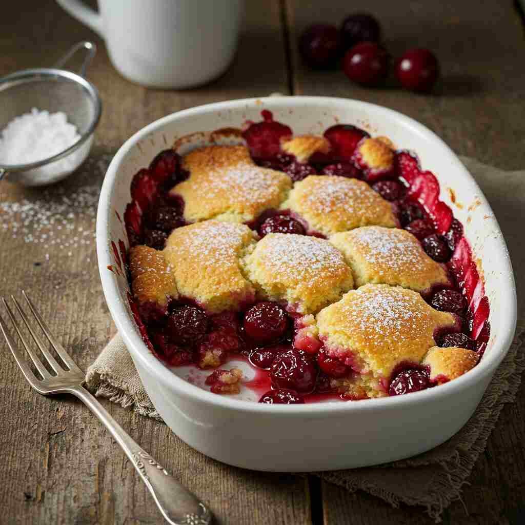 cherry cobbler recipe with cake mix
