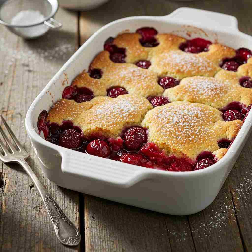 cherry cobbler recipe with cake mix