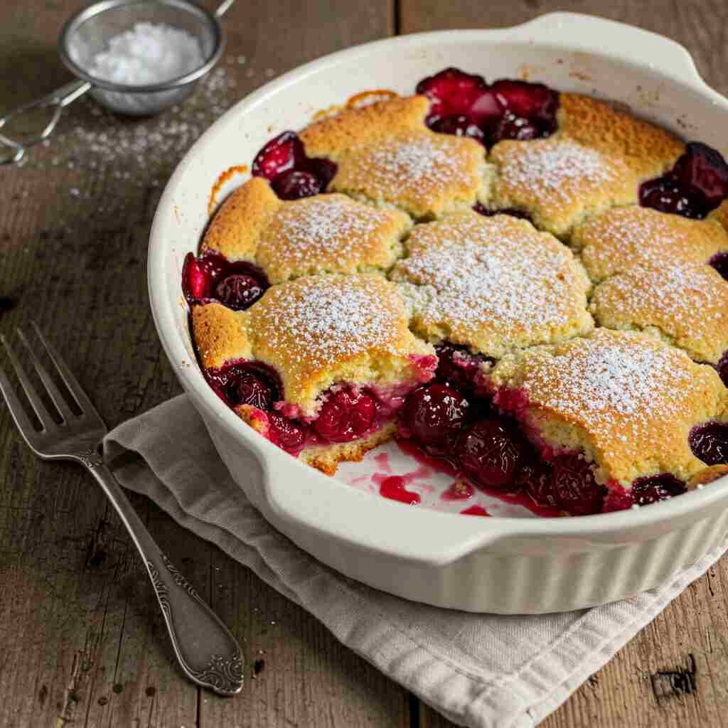 cherry cobbler recipe with cake mix