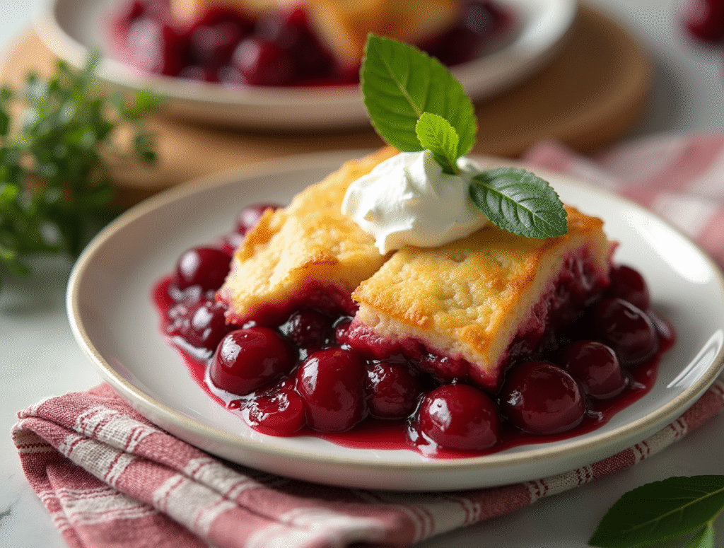 cherry cobbler recipe with cake mix