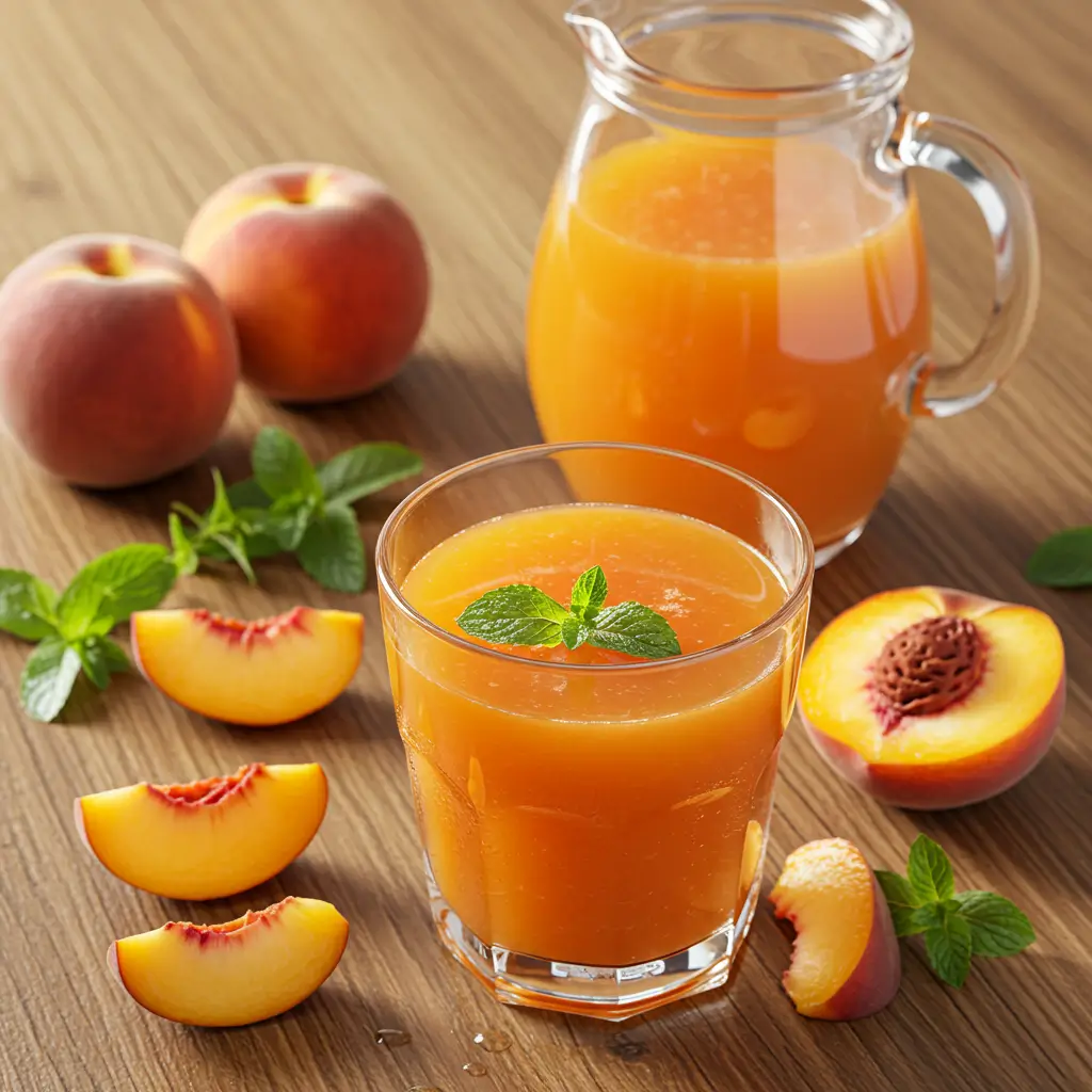 homemade peach juice recipe