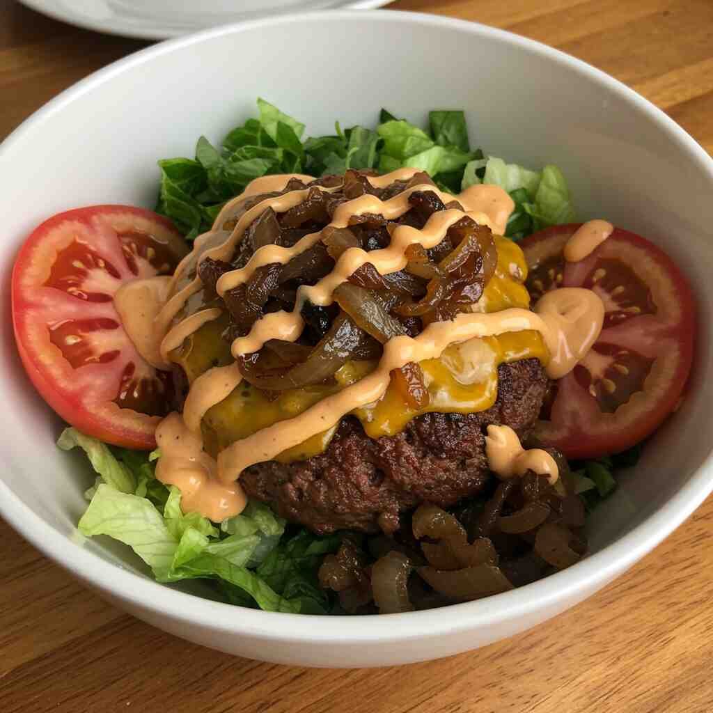 burger bowl recipe