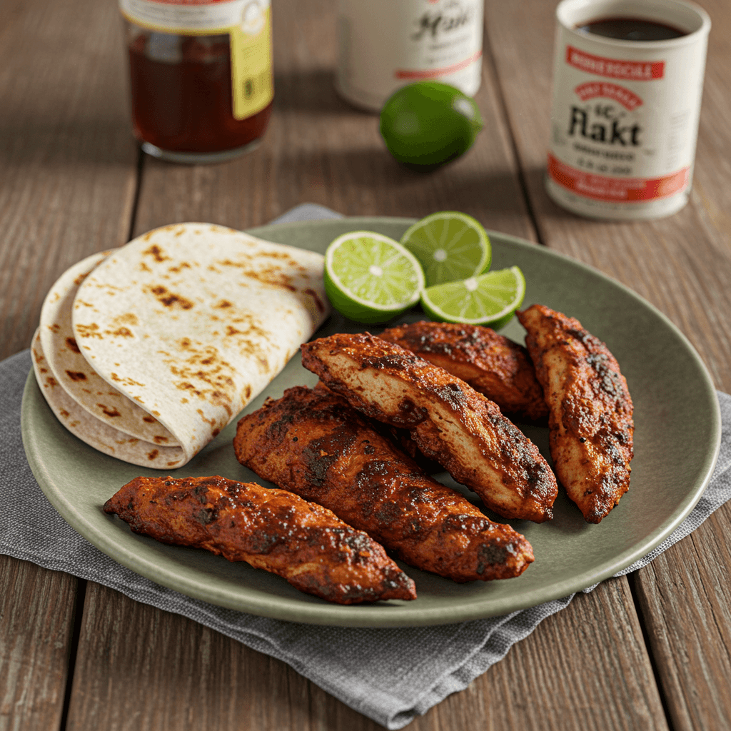 smoky chicken tacos