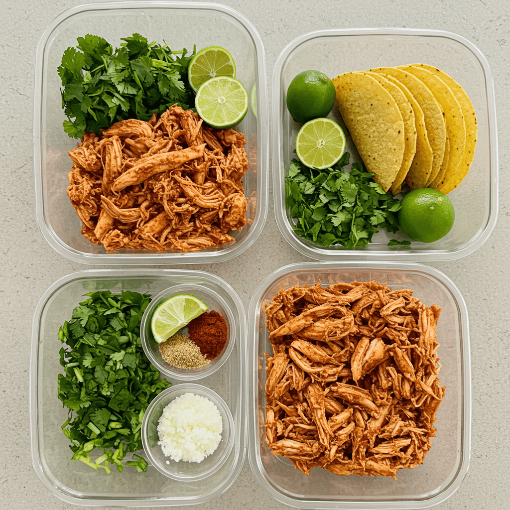 smoky chicken tacos