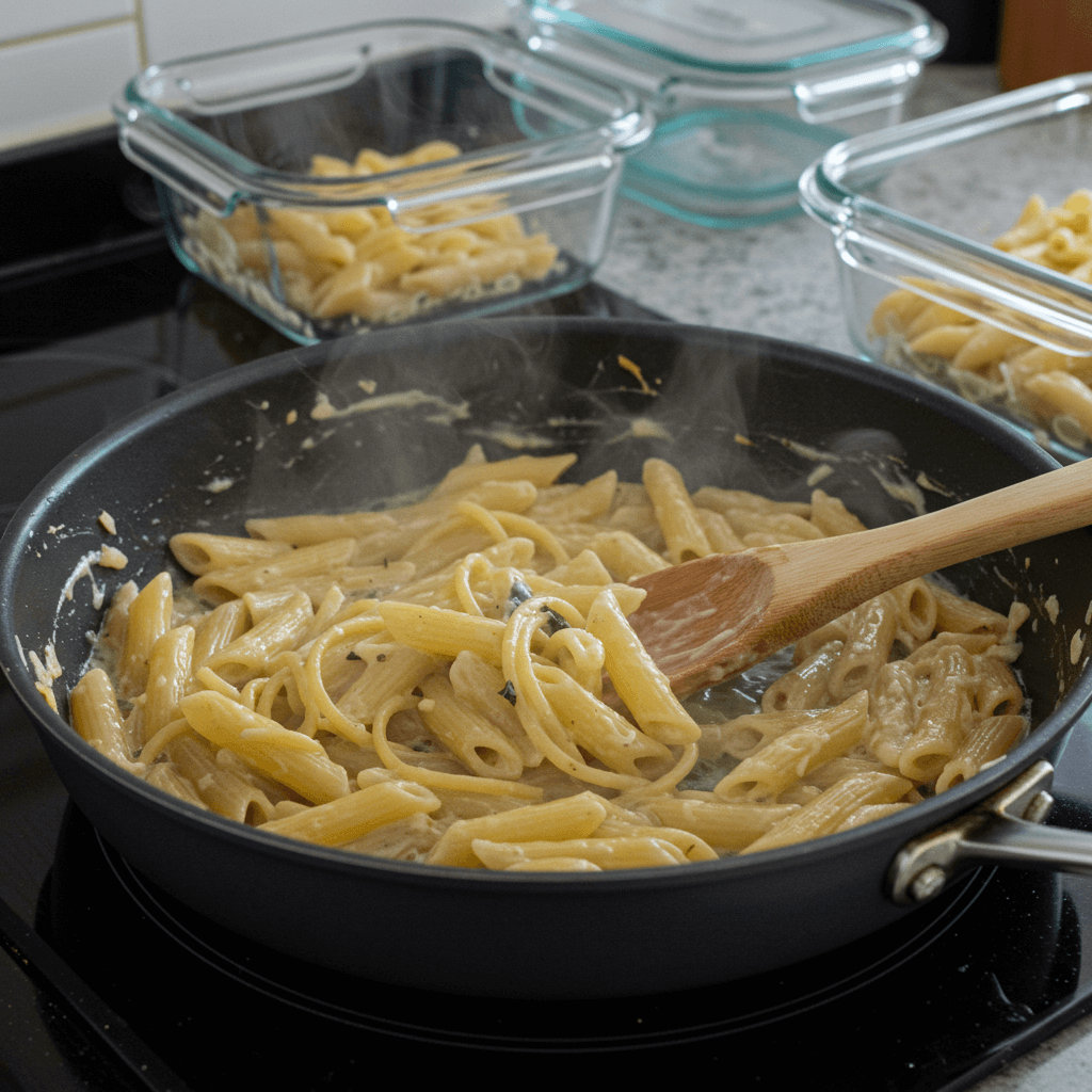 Garlic Parmesan Chicken Pasta