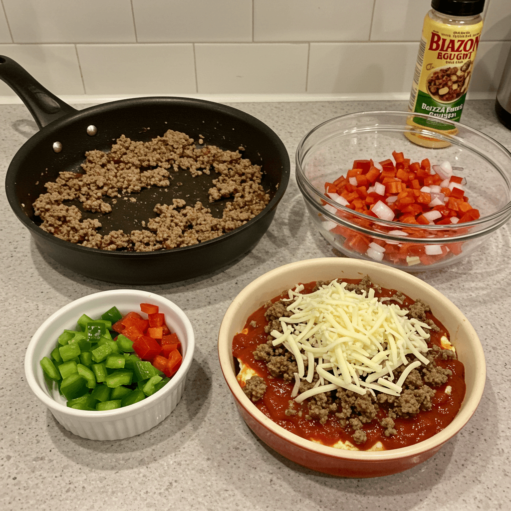 pizza bowl recipe