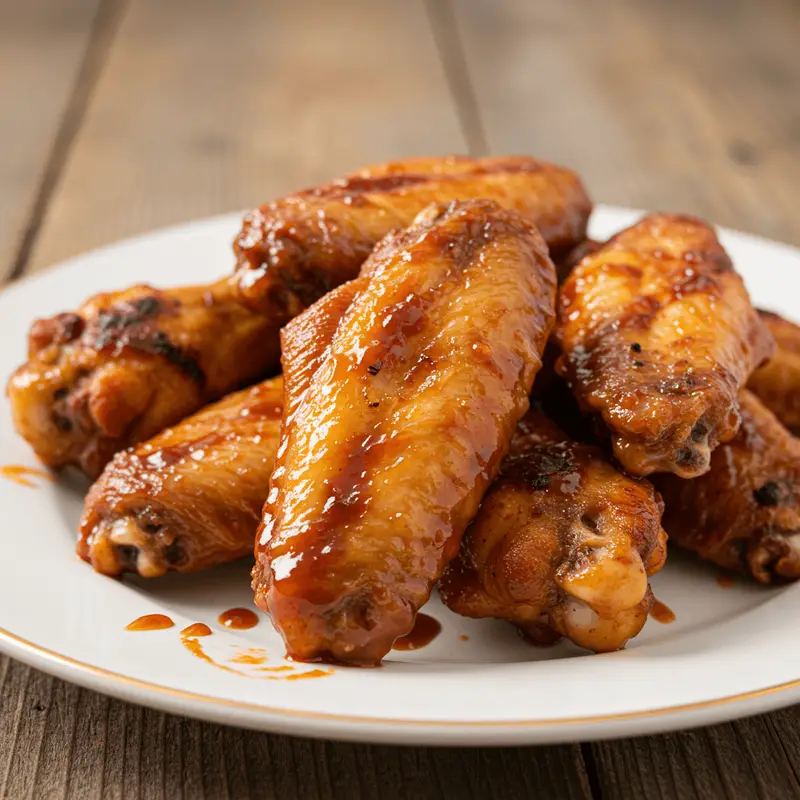 crispy baked barbecue chicken wings