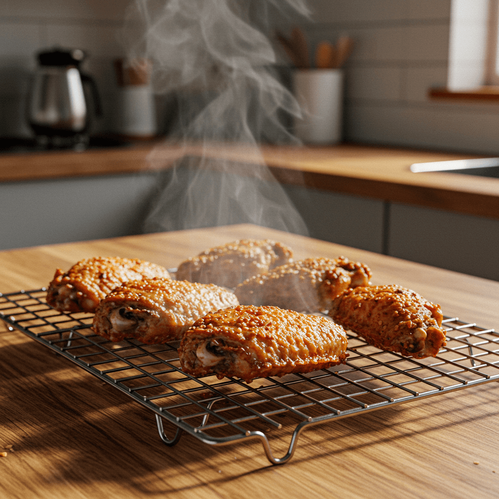 crispy baked barbecue chicken wings