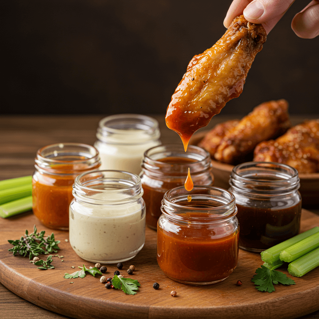 crispy baked barbecue chicken wings