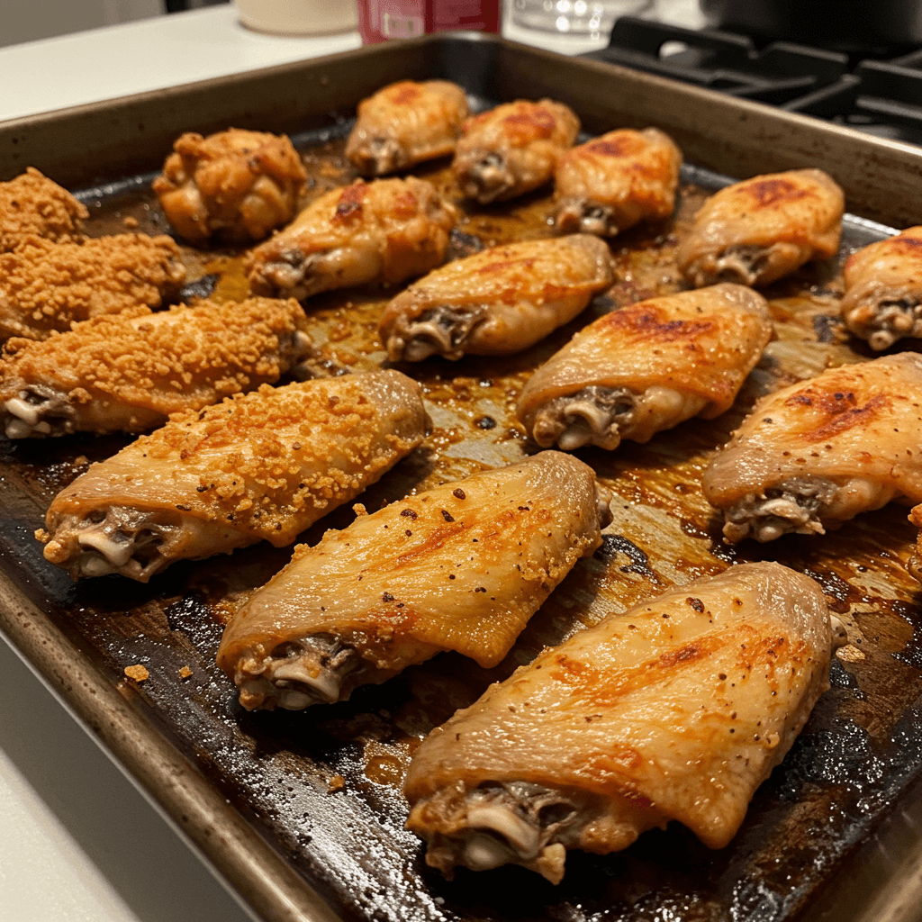 crispy baked barbecue chicken wings