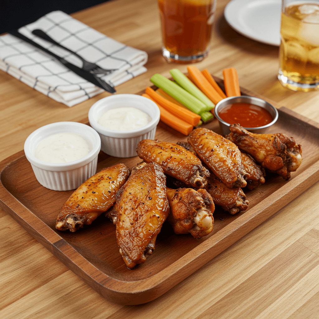 crispy baked barbecue chicken wings