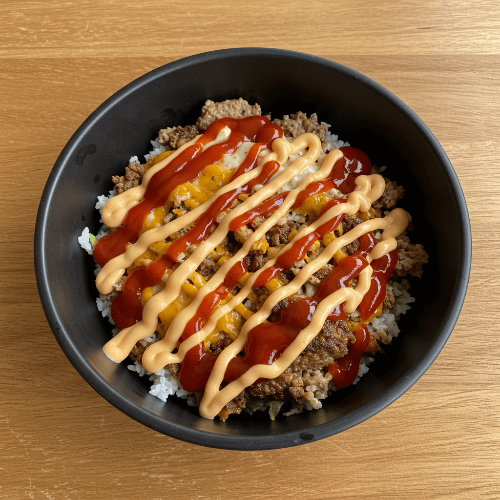 burger bowl recipe