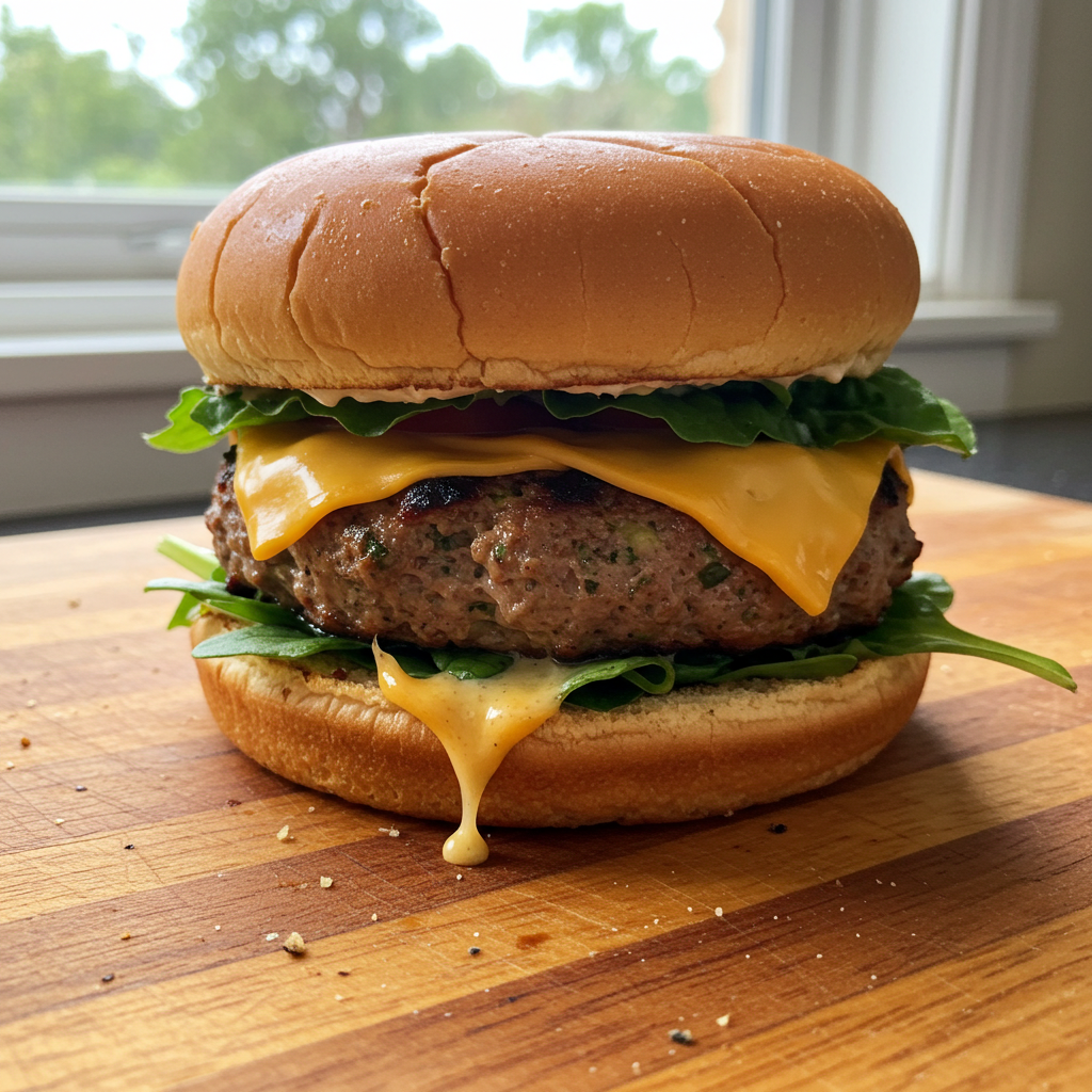 turkey smash burgers