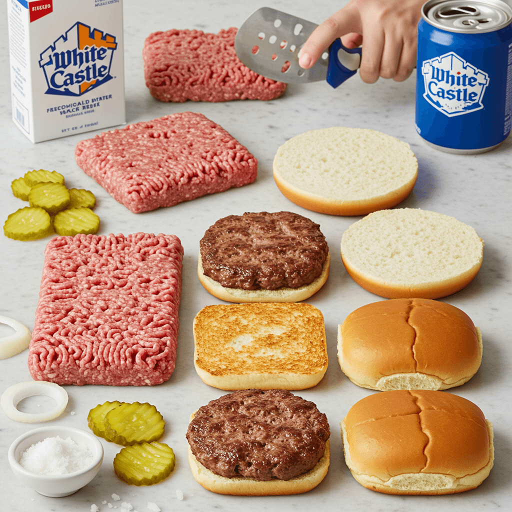 white castle burger recipe